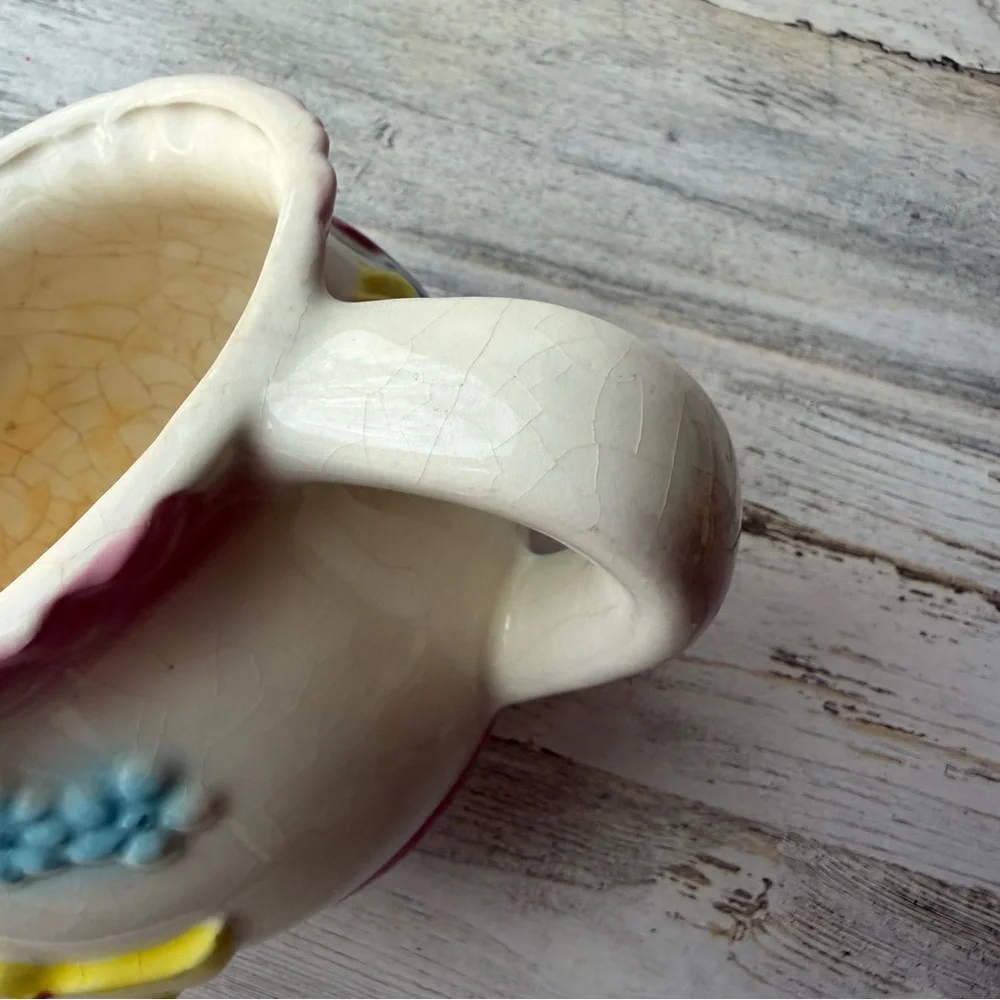Vintage Baby Nursery Ceramic Planter 'Baby' (1983) Baby Shower Decor